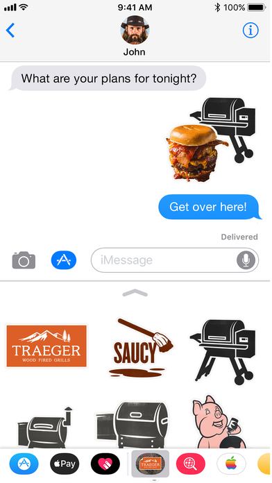 Traeger Grills Stickers screenshot 2