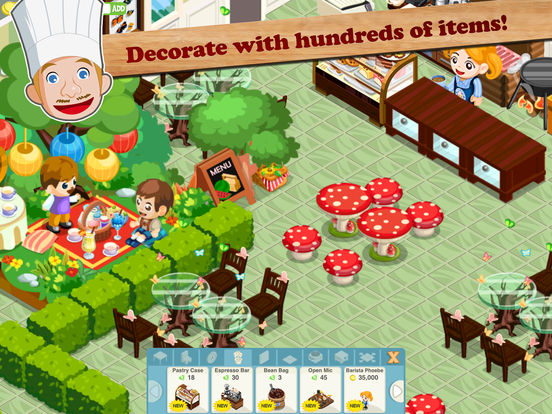 Screenshots of Restaurant Story for iPad