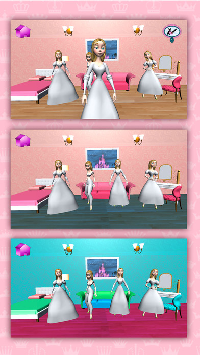 Princesses 3D Coloring book - Painting game screenshot 4