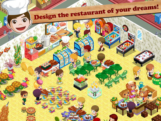 Screenshots of Restaurant Story for iPad