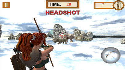Archery Girl Jungle Animal Hunter screenshot 2