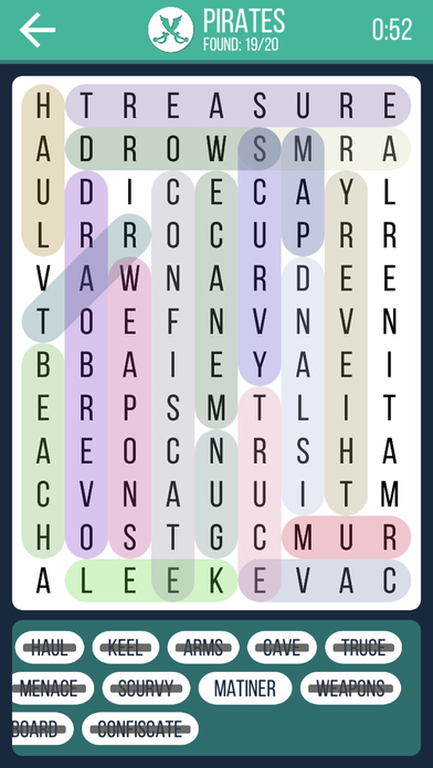 Word Search Puzzle Colorful - Find Hidden Words screenshot 2