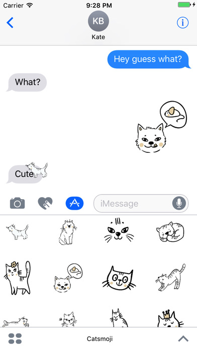 Catsmoji Kitty Cat Emoji and Stickers screenshot 2