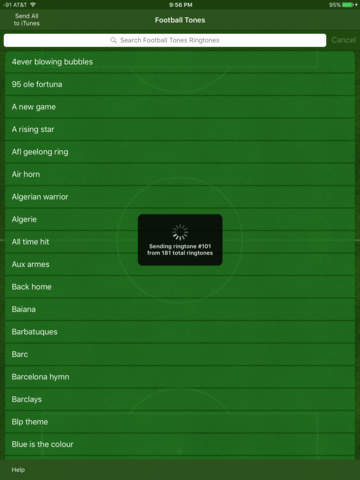 The Best Football Ringtones and SMS Tones screenshot 2
