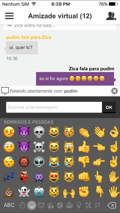 Captura de tela do iPhone 5