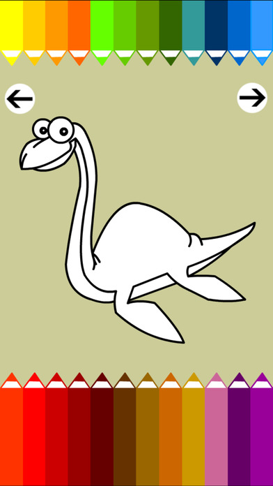 恐龙画画游戏-趣涂色游戏 screenshot 3