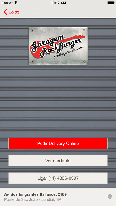 Garagem Rock Burger Delivery screenshot 2