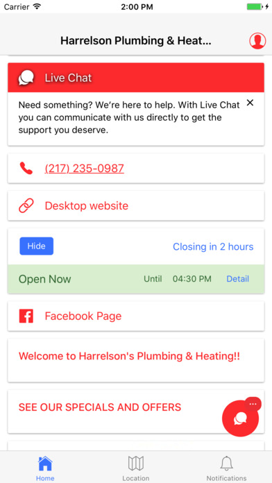 Harrelson Plumbing & Heating, Inc. screenshot 2