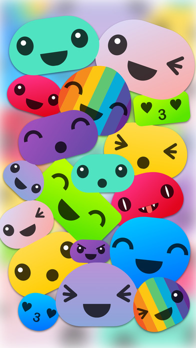 Nuala Stickers with Kawaii faces screenshot 3
