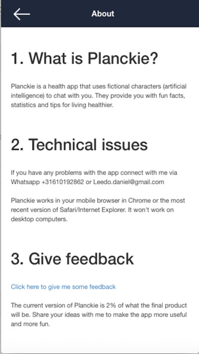 Planckie Health App screenshot 4