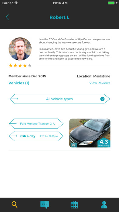 Hiyacar - UK Car Sharing screenshot 4