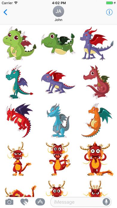 Dragon Adventure Sticker Pack screenshot 4