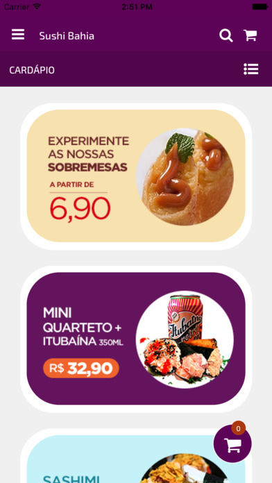 Sushi Bahia - Delivery screenshot 2