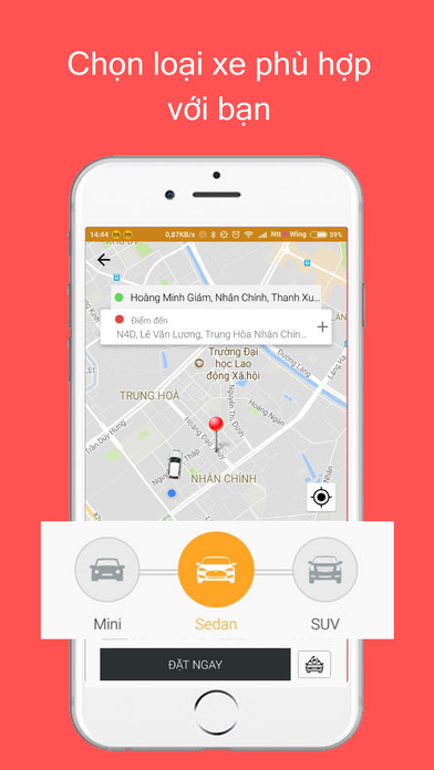 VIET-GO - Đặt xe car bike taxi screenshot 3