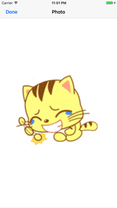 Fun Animation Cat Stickers screenshot 3