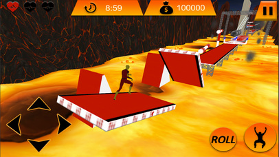 American Ninja Obstacle Course: Lava Game screenshot 2
