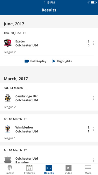 Colchester United Official App screenshot 3