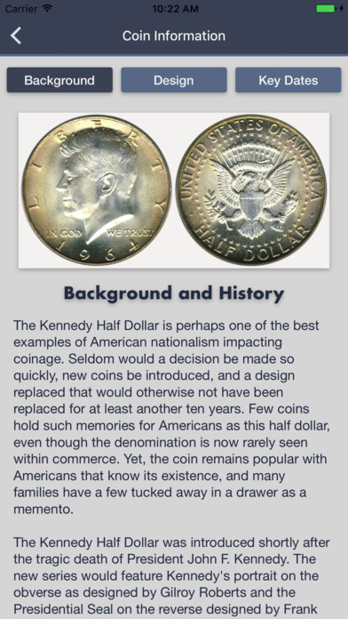 Kennedy Half Dollars - Coin Collection Tracker screenshot 2