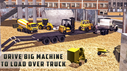 Construction Vehicles Cargo Truck Game screenshot 2