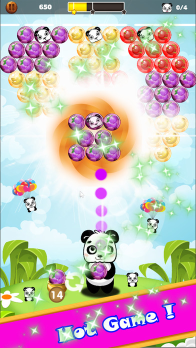 Panda Shoot Bubble Fruits screenshot 4