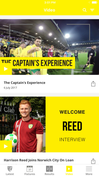Norwich City Official App screenshot 4
