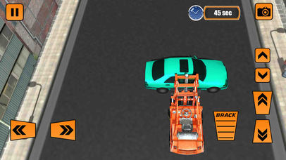 real police car parking forklift simulator screenshot 4