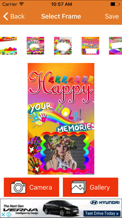 Happy Holi Photo Collage Frame screenshot 3