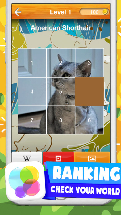 Cat Tiles Picture Quiz Games Pro screenshot 2
