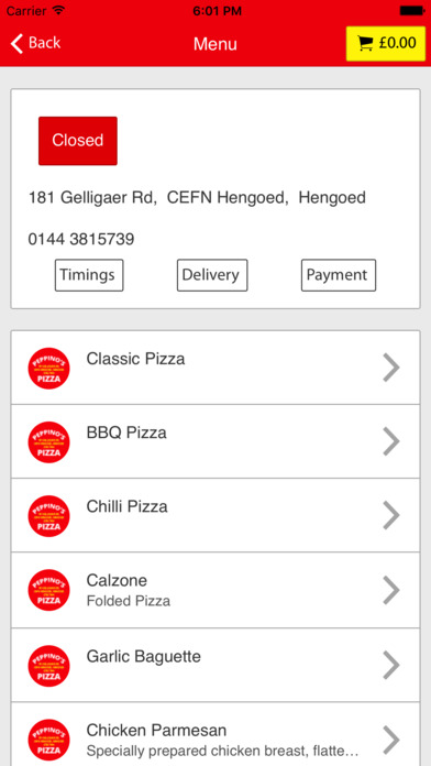 Peppinos Pizza Hengoed screenshot 2