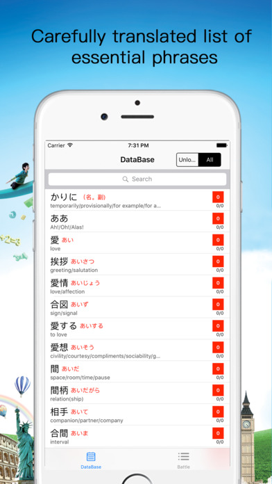 Learn Japanese-Hiragana(Katakana)&kana(kanji) screenshot 2