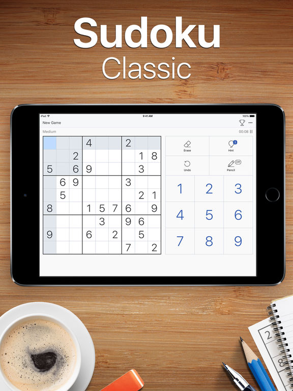 Screenshots of Sudoku - Classic Logic Game for iPad
