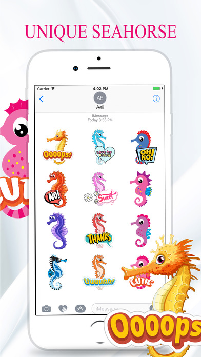 Seahorse Stickers screenshot 3