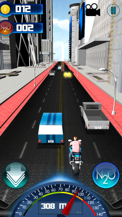 3D City Moto Racer screenshot 3