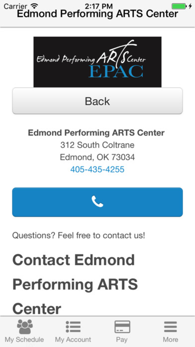 Edmond Performing ARTS Center screenshot 3