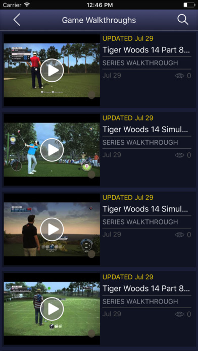 Game Net for - Tiger Woods PGA Tour 14 screenshot 4
