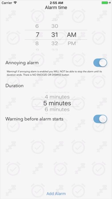 Loud Alarm Clock - Can't be snoozed or stopped screenshot 2