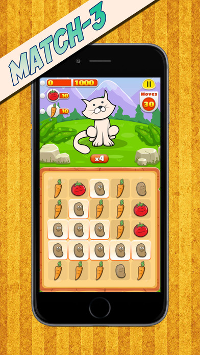 Kitty Cat Puzzle - Match 3 Connection screenshot 3
