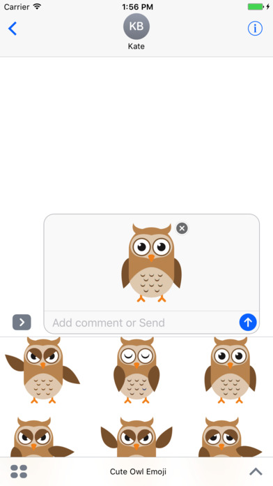 Owl Emoji & Stickers for text screenshot 3