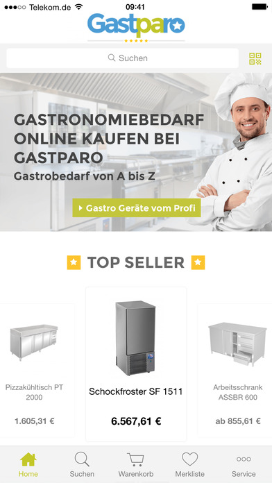 Gastparo Gastronomiebedarf screenshot 2