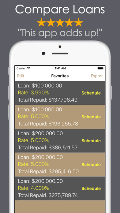 Loan Calculator PRO - Mortgage screenshot 3