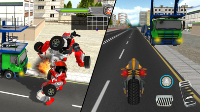 American Bike Superheros - Robot Transporter Truck screenshot 4