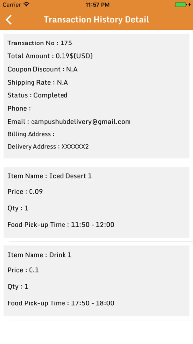 CampusHub Delivery screenshot 4