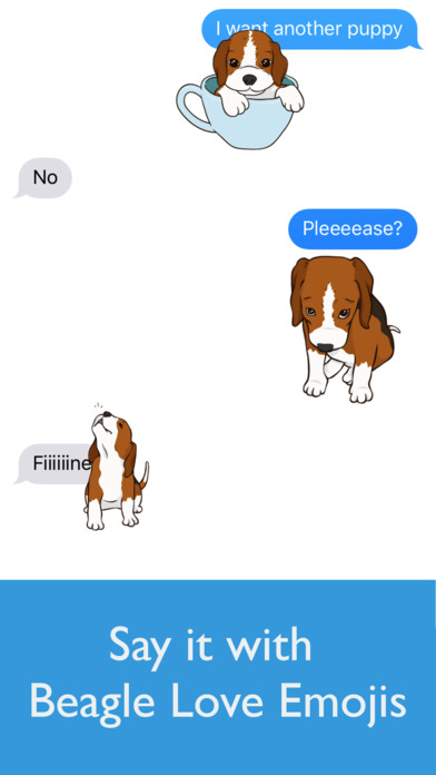 Beagle Love Emojis screenshot 2