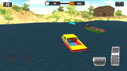 Real Police Boat Parking Simulator Game 3d screenshot 3