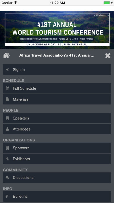 41st Annual World Tourism Conference screenshot 2