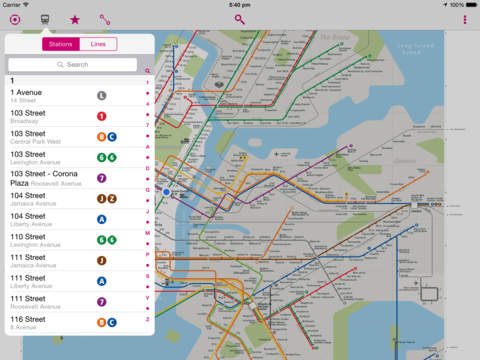 New York Rail Map screenshot 4