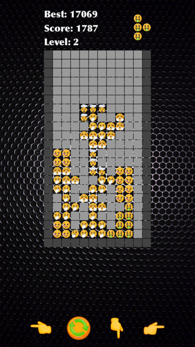Emojimino: Tetromino Emoji Block Puzzle Fun Game screenshot 3