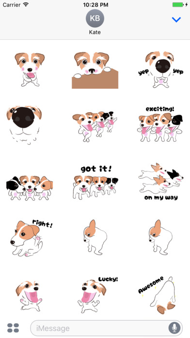 Boston Terrier Animated - Stickers screenshot 2