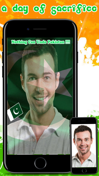 Pakistani Flag Face Maker screenshot 3