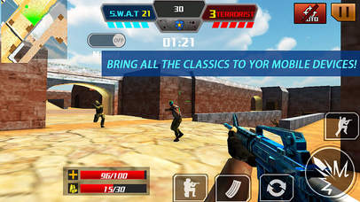 Critical strike battle shooting games screenshot 2
